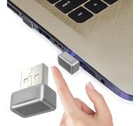 Fiorky Lettore di impronte digitali USB for Windows 11/10 Hello,FIDO chiave di sicurezza biometrica Dongle Windows Hello Anti-Spoofing Chiave di sicurezza a corrispondenza rapida 360° Touch