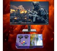 Fiorky M19 Console di gioco portatile 640 * 480 Console di gioco retrò Schermo 4K HD IPS da 3,5 pollici Lettore di videogiochi 3D sstema Linux/Emelec 4.3 for adulti Bambini Regalo di Natale