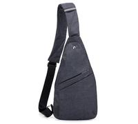 Fiorky Marsupio multifunzionale da uomo Tracolla regolabile Borsa da petto antifurto Borsa a tracolla anti-ladro Mini borsa a tracolla multitasche imformeabile (Nero)