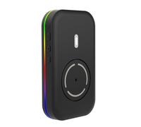 Fiorky Mouse Mover Jiggler non rilevabile con timer a intervallo regolabile Jiggler silenzioso Interruttore ON/Off Movimento automatico mouse 4 modalità Luci RGB Nessun software richiesto