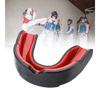 Fiorky Paradenti da morso/paradenti - Protezione per la bocca doppia colorata per bambini con custodia per boxe, MMA, kickboxing, Muay Thai e tutti gli sport di contatto