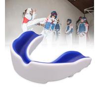 Fiorky Paradenti da morso/paradenti - Protezione per la bocca doppia colorata per bambini con custodia per boxe, MMA, kickboxing, Muay Thai e tutti gli sport di contatto