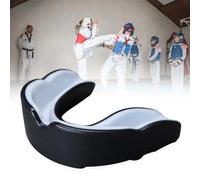 Fiorky Paradenti da morso/paradenti - Protezione per la bocca doppia colorata per bambini con custodia per boxe, MMA, kickboxing, Muay Thai e tutti gli sport di contatto