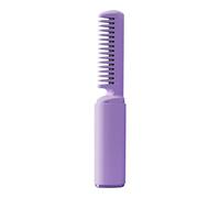 Fiorky Personal Care Spazzola for acconciatura multifunzionale Mini piastra for capelli ricaricabile tramite USB Piastra for capelli senza fili Spazzola for bigodino Pettine for viaggi (Viol