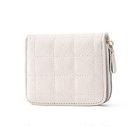 Fiorky Portafoglio in Pelle, Portafogli Scozzesi in Pelle PU da Donna Portafoglio Piccolo con Cerniera Portamonete Sottile Portamonete Tasca Portamonete Borsa in Tinta Unita for Contanti