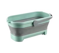 Fiorky Secchio da pesca rettangolare Lavabo in plastica portatile, salvaspazio, pieghevole, antiscivolo, di grande capacità, for campeggio, viaggio, picnic