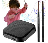 Fiorky Set di Batteria Elettronica, Tamburo ad Aria con Bacchette Bacchette for Batteria ad Aria Virtuali Elettroniche Portatili Pedali Bacchette for Batteria Aria Intelligenti Professionali