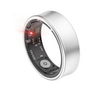 Fiorky Smart Ring Anello Fitness Fitness Tracker for Uomo Anelli Intelligenti for Donna Andrid iOS SR05 Smart Ring Impermeabile Anelli Fitness Salute Bluetooth 5.1 Ossigeno Sangue Stress