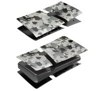 Fiorky Sostituzione Faceplate ABS custodia rigida console a faccia antiscretica Coperchio a prova di polvere Caplate Coperchio a prova di ammortizzatore con sfiato di raffreddamento for PS5