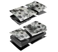 Fiorky Sostituzione Faceplate ABS custodia rigida console a faccia antiscretica Coperchio a prova di polvere Caplate Coperchio a prova di ammortizzatore con sfiato di raffreddamento for PS5