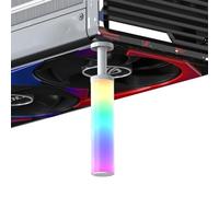 Fiorky Staffa di supporto GPU, supporto for scheda grafica ARGB da 5 V a 3 pin Supporto for scheda video rotante telescopico regolabile Supporto for base magnetica in lega di alluminio