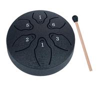 Fiorky Tamburo con Lingua in Acciaio 3 Pollici 6 Note Tamburo a Pioggia for Esterni Campanello for Pioggia Strumenti Musicali a Percussione for Educazione Musicale Concerto Yoga, Miglior