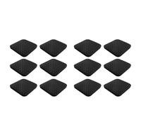 Fiorky Treadmill Mat, 12Pcs Silicone Treadmill Mats Exercise Equipment Mats Noise Reduction Anti Vibration Pads for Hardwood Carpet Floor Protection