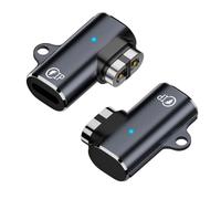 Fiorky USB C/per iOS Adattatore caricatore magnetico Cavo convertitore magnetico caricatore for cuffie a conduzione ossea piegato a 90 gradi for AfterShokz OpenRun Air/Pro/Aeropex AS800 S80