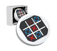 Fiotha Tris Elettronico, Tris Elettronico 4 In 1, Tris Con 4 Diverse Modalità Di Gioco, Console Di Gioco Portatile, Giochi Da Viaggio Portatili, Ti-c-Tac-Toe-Bolt per Bambini e Adulti (Bianco)