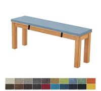 FIOVIP Cuscino Per Panca 80X30X3CM Sfoderabile Lavabile Doppio Antiscivolo Altamente Elastico Adatto per Panchine da Giardino, Altalene, Terrazzi, Panchine da Interno(cielo blu)