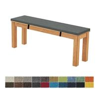 FIOVIP Cuscino Per Panca 80X30X5CM Sfoderabile Lavabile Doppio Antiscivolo Altamente Elastico Adatto per Panchine da Giardino, Altalene, Terrazzi, Panchine da Interno(grigio scuro caldo)