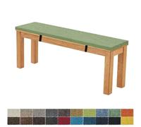 FIOVIP Cuscino Per Panca 90X30X3CM Sfoderabile Lavabile Doppio Antiscivolo Altamente Elastico Adatto per Panchine da Giardino, Altalene, Terrazzi, Panchine da Interno(verde agata)