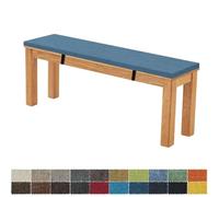 FIOVIP Cuscino Per Panca 90X30X3CM Sfoderabile Lavabile Doppio Antiscivolo Altamente Elastico Adatto per Panchine da Giardino, Altalene, Terrazzi, Panchine da Interno(blu navy)