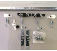 FIP, Kit Binario per Porta Scorrevole, Portata 120 kg, 180 cm