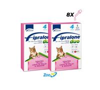 FIPRALONE DUO ANTIPARASSITARIO PER GATTI 4 PIPETTE + TRASPORTO GRATIS