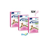 FIPRALONE DUO ANTIPARASSITARIO PER GATTI 4 PIPETTE + TRASPORTO GRATIS