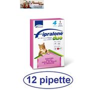 Fipralone duo gatto antiparassitario gatti 1- 2- 3- 4- 5- 6- 8- 12-16 pipette