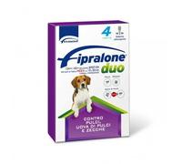 FIPRALONE DUO Cane 10-20kg PIPETTE ANTIPARASSITARIO ANTIPULCI Pulci-zecche-Uova