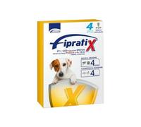 FIPRATIX GIALLO 4/10 KG (4 pipette) - Contro pulci, zecche, flebotomi e zanzare