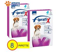 Fipratix per Cane da 10-20 kg Taglia Media 4 / 8 / 12 pipette per cani