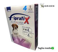 Fipratix per Cane da 10-20 kg Taglia Media 4 pipette per cani