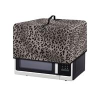 Fiqyvagox Copertura antipolvere per forno a microonde a prova di olio con stampa leopardata, resistente agli strappi, resistente alle macchie, facile da pulire, accessori per la decorazione della casa