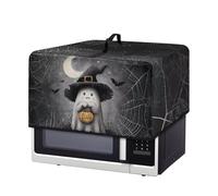 Fiqyvagox Copertura antipolvere per forno a microonde a prova di olio per Halloween, resistente agli strappi, resistente alle macchie, facile da pulire, accessori per la decorazione della casa