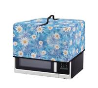 Fiqyvagox Daisy Tie-Dye - Copertura antipolvere per forno a microonde, in tela, decorativa, anti-unto, traspirante, antipolvere, L