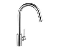 FIR - KITCHEN STEEL miscelatore cucina con doccetta in acciaio - 48.7610.2