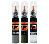 FIRANTO Kit Riparazione Vernice Auto per BMW P7T Verde Ermes - Set rimuovi Graffi per Vernice Auto 3in1-15ml Primer, Pennarello ritocchi Vernice, Vernice lucidante