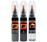 FIRANTO Kit Riparazione Vernice Auto per BMW WP6U Grigio Medio - Set rimuovi Graffi per Vernice Auto 3in1-15ml Primer, Pennarello ritocchi Vernice, Vernice lucidante