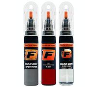 FIRANTO Kit Riparazione Vernice Auto per Honda Motorcycles R-201 Magna Red - Set rimuovi Graffi per Vernice Auto 3in1-15ml Primer, Pennarello ritocchi Vernice, Vernice lucidante