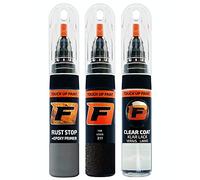 FIRANTO Kit Riparazione Vernice Auto per Lexus 217 Starlight Black - Set rimuovi Graffi per Vernice Auto 3in1-15ml Primer, Pennarello ritocchi Vernice, Vernice lucidante