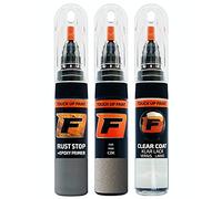 FIRANTO Kit Riparazione Vernice Auto per Mini C2K Melting Silver - Set rimuovi Graffi per Vernice Auto 3in1-15ml Primer, Pennarello ritocchi Vernice, Vernice lucidante