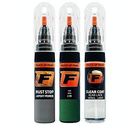 FIRANTO Kit Riparazione Vernice Auto per Mini C3B British Racing Green IV - Set rimuovi Graffi per Vernice Auto 3in1-15ml Primer, Pennarello ritocchi Vernice, Vernice lucidante