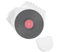 Firavggu 50 Pz.Buste Vinili 33 Giri Interno 12 Pollici, Vinili Semi Trasparenti per Singoli 12” LP Dischi Buste per Vinili Custodia Vinili Cover,Buste Vinile Protezione Polipropilene Vinile Copertine