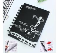 Firavggu Porta Spartiti Musicali A4 Musicale - Raccoglitore Fogli Accessori Musica con 20 Pagine Impermeabili A4 Cartellina Musicali Cartella per Spartiti per Spartiti, Pianoforte, Chitarra