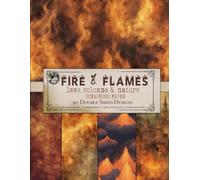 Fire and flames scrapbook paper: Lava volcano inferno & nature themes. For Decoupage, Paper Crafting Projects, Junk Journal Decorative Elements, Collaging, and More.