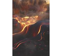 Fire and Lave Journal: College Ruled Notebook