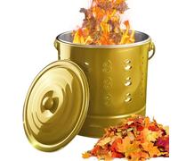 Fire Barrel - Burn Cage | Stainless Steel Paper Burning Barrel Incinerator | Portable Incinerators Burner For Yard Campfire Backyard Garden Camping Outdoor Beach Farm Wood - 26x26x28cm