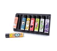 FIRE-Board® 8 - Il collezionabile definitivo per accendini Clipper® - con supporto, striscia magnetica o montaggio a parete - Accessori ufficiali Clipper - Nero