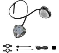 FIRE BULL Cuffie Bluetooth per sci e snowboard con intercom wireless | Interfono bidirezionale AEC da 500 m, con cancellazione dell'eco e filtro del rumore del vento, impermeabile IP56 e