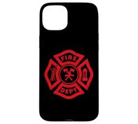 Fire Department Firefighter Fireman Fire Rescue Firefighting Custodia per iPhone 15 Plus