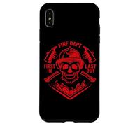 Fire Department Firefighter Fireman Fire Rescue Firefighting Custodia per iPhone XS Max
